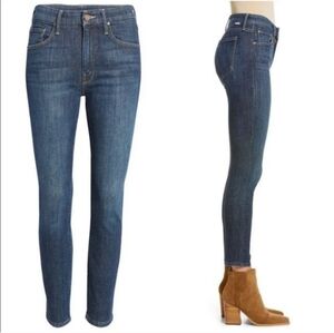 EUC- MOTHER The Looker Crop Skinny Jeans In Switch It Up Wash Women's Size 25